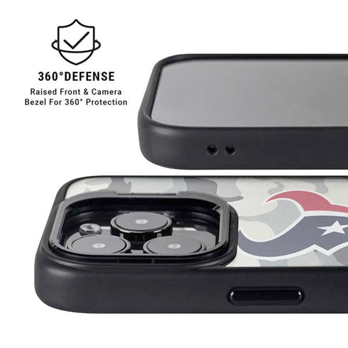 NFL Houston Texans Camo iPhone 14 Pro Kickstand Case